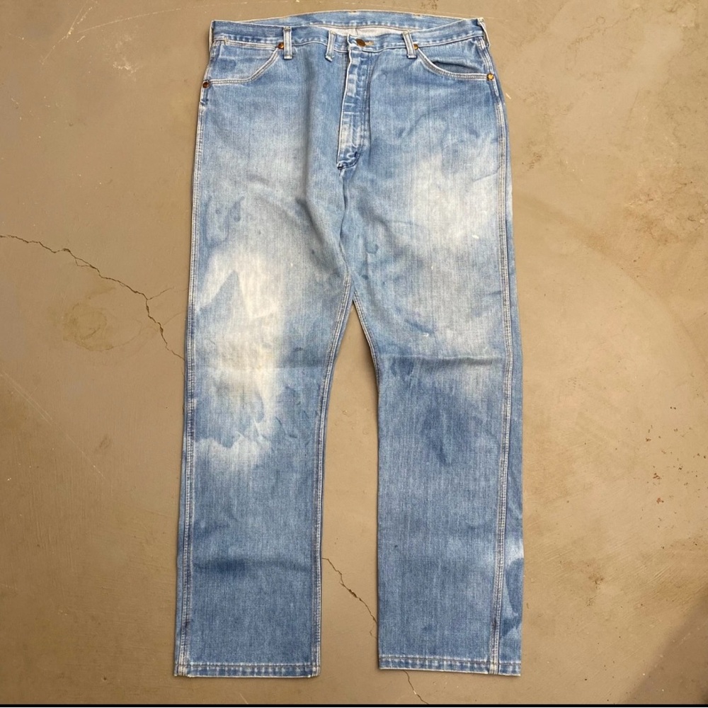 Amazing 70s Maverick straight jeans Blue Bell Scovill zipper Made in USA